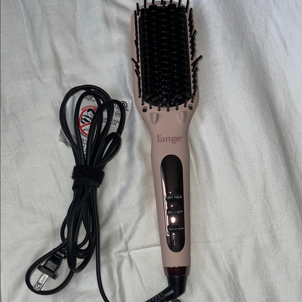 Lange Pink Hair Straightening Brush